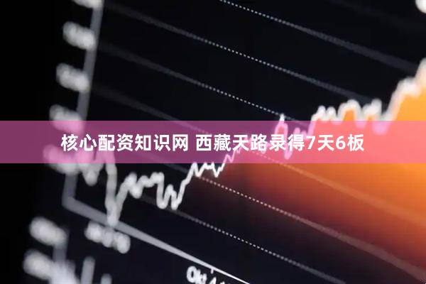 核心配资知识网 西藏天路录得7天6板