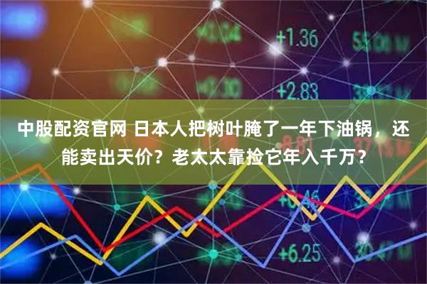 中股配资官网 日本人把树叶腌了一年下油锅，还能卖出天价？老太太靠捡它年入千万？